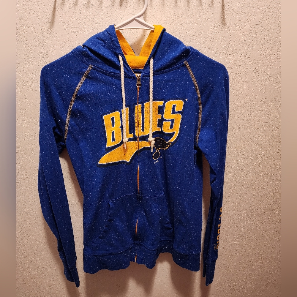 St. Louis Blues Women's Zip-Up Hooded Shirt